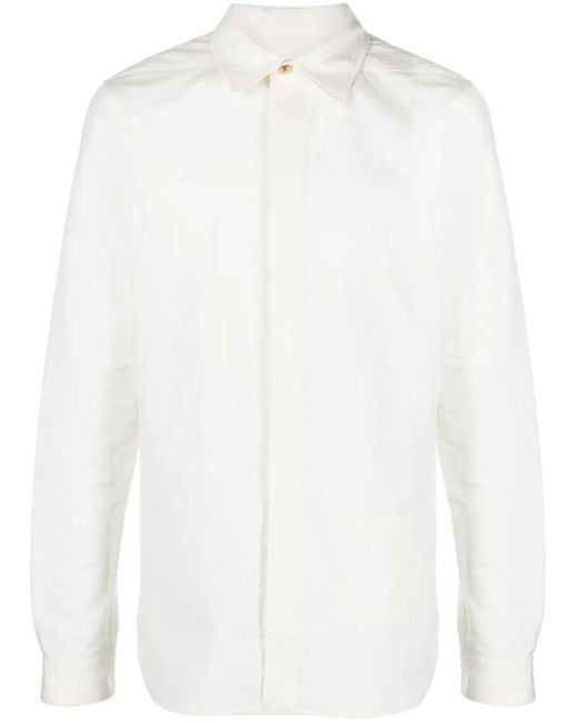 Rick Owens White Casual Shirts for men