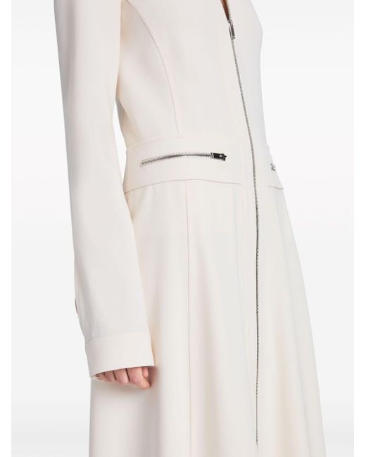 Robe longue Joanne à design à empiècements Proenza Schouler en coloris White