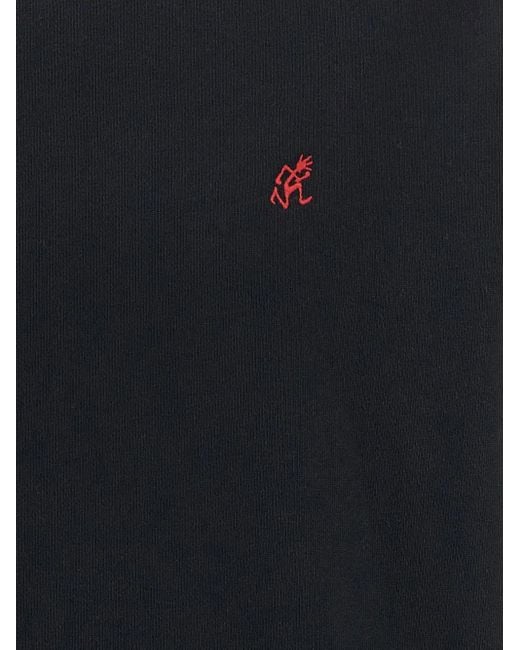 Gramicci Sweater Met Geborduurd Logo in het Blue voor heren