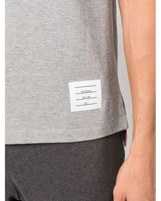 Thom Browne Gray T-Shirts And Polos for men