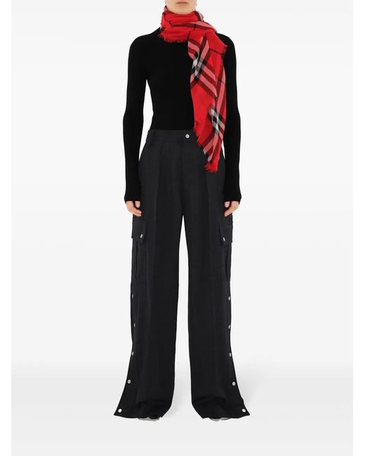 Burberry Red Scarfs