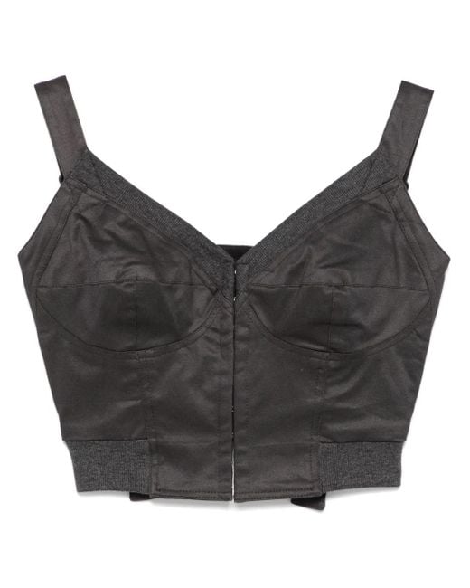 Elena Velez Black Bustier-Style Top