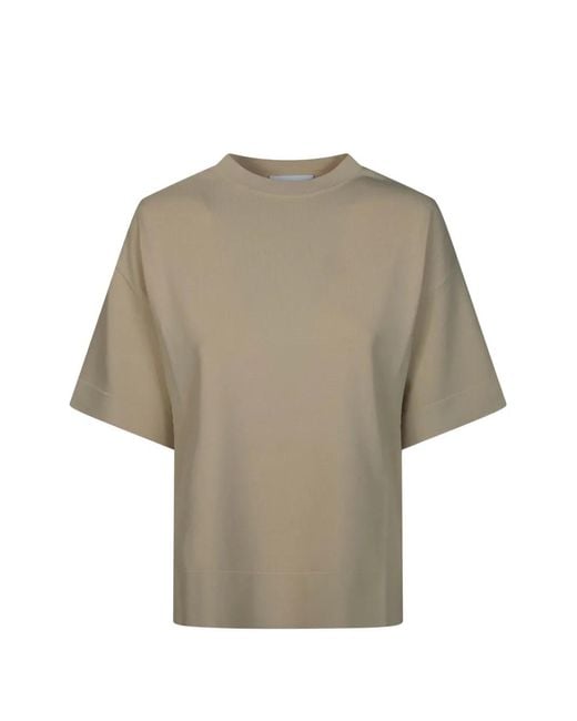 Alpha Studio Natural Crew-Neck T-Shirt