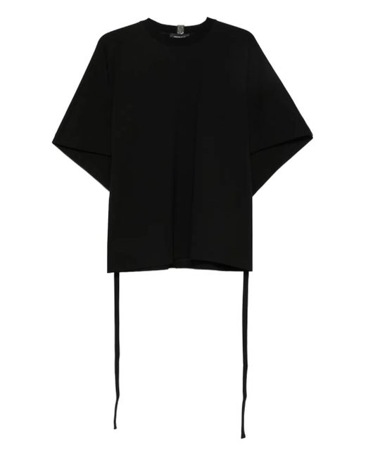 T-Shirt Con Coulisse di Fabiana Filippi in Black