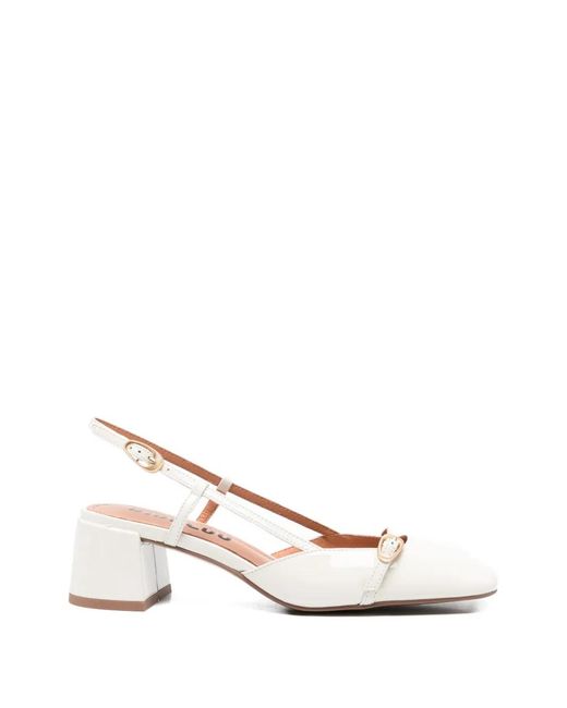 Bibi Lou Natural Buckle-Fastening Sandals