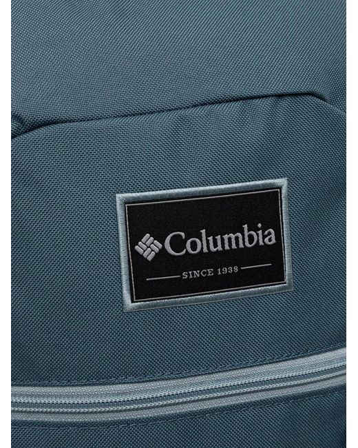Columbia Blue Buxton Logo-Patch Backpack