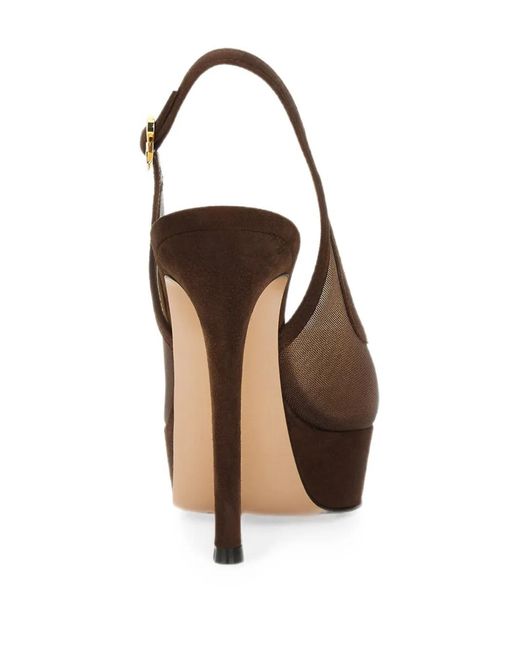 Gianvito Rossi White Nikki Platform Pumps