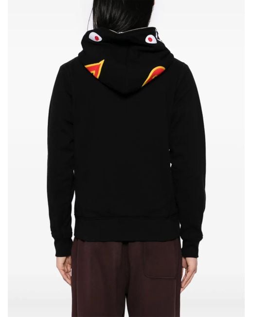 Sudadera 2ND Shark con capucha A Bathing Ape de hombre de color Black