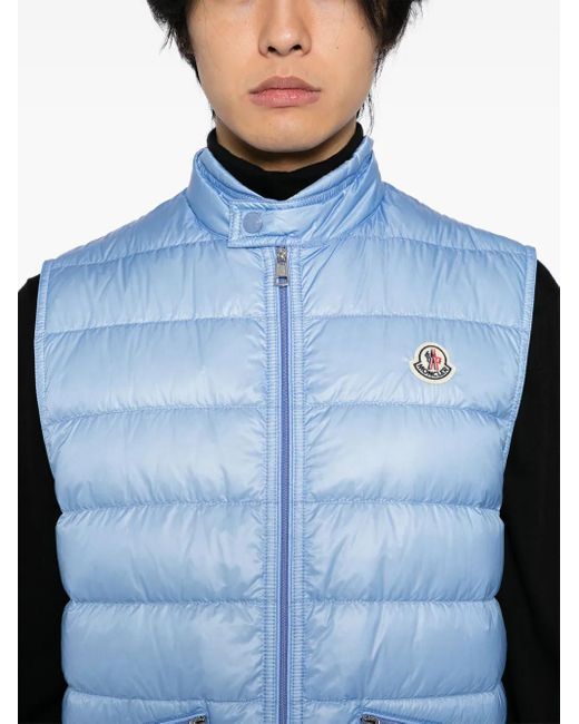 Moncler Blue Longue Saison Gui Jacket for men