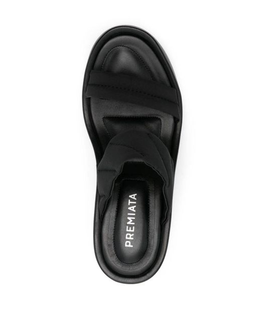 Premiata Black 65mm Leather Sandals