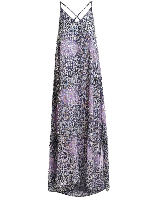 Essentiel Antwerp Purple Gleeful Maxi Dress