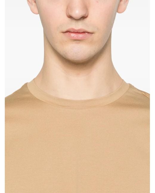 Herno Natural Relaxed Fit Crewneck T-Shirt for men