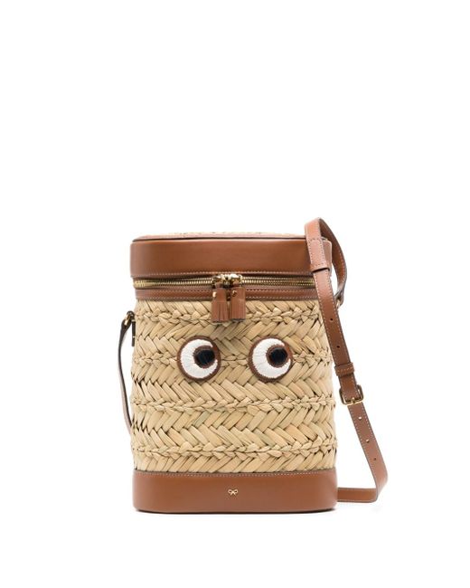 Anya Hindmarch Straw Shoulder Bag in Natural Lyst