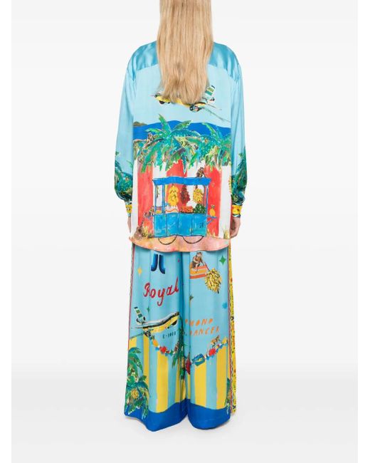 ALÉMAIS Blue X Adam Lester All Aboard Shirt