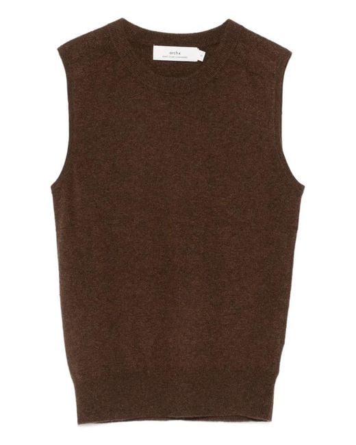 arch4 Brown Alessandra Knit Top