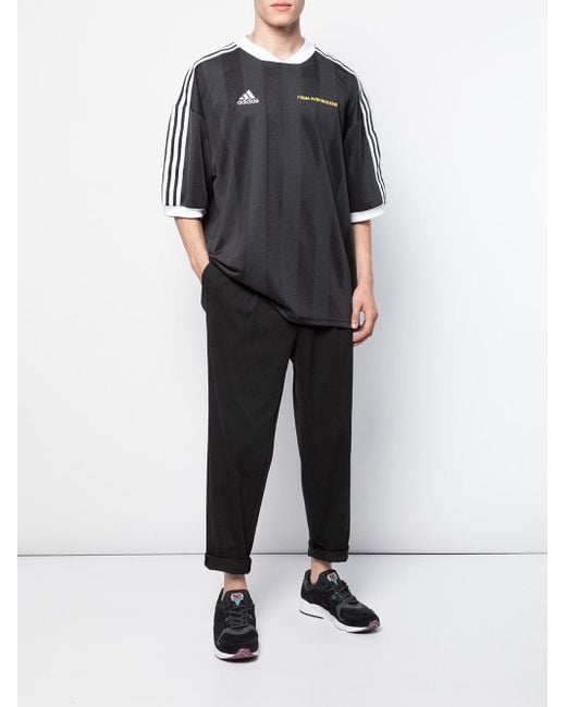 Gosha Rubchinskiy X Adidas Football T-shirt in Black for Men | Lyst Canada