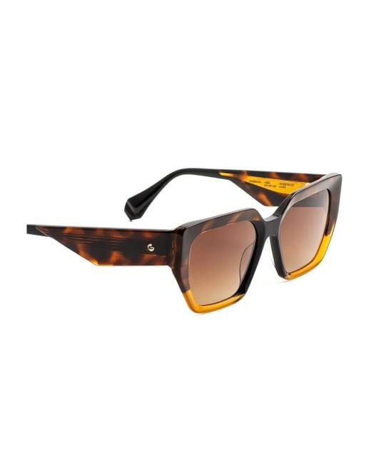 Gigi Studios Brown Gradient-Lenses Tortoiseshell Sunglasses