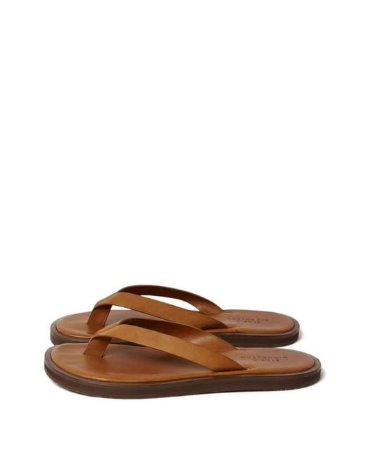 Studio Nicholson Brown Sandales Curren En Cuir for men