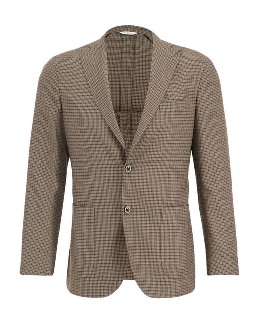 Blazer A Cuadros Boglioli de hombre de color Brown
