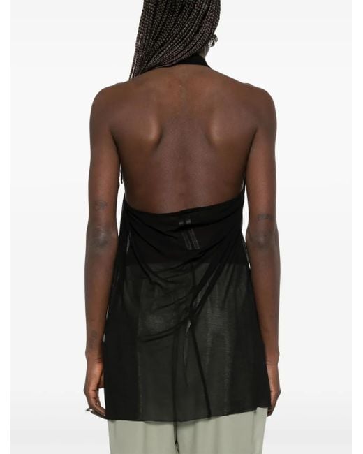 Rick Owens Halter トップ Black