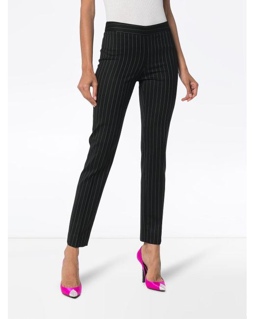 skinny pinstripe trousers womens