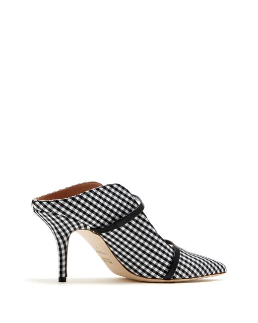 Malone Souliers White 70Mm Maureen Mules