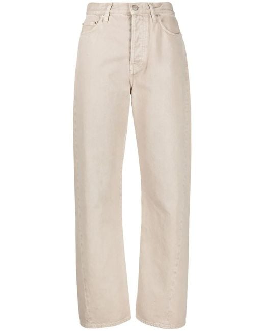 Totême Natural Twisted Seam Straight-Leg Jeans