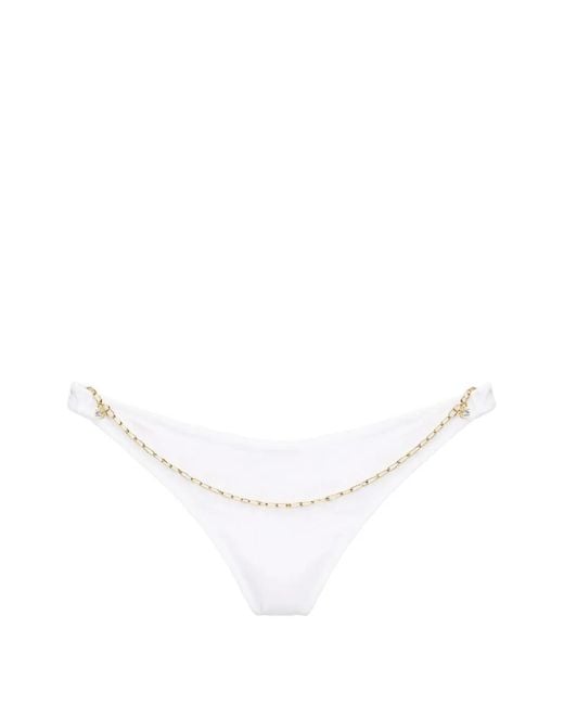 Beach Bunny Serena Bikinislip in het White