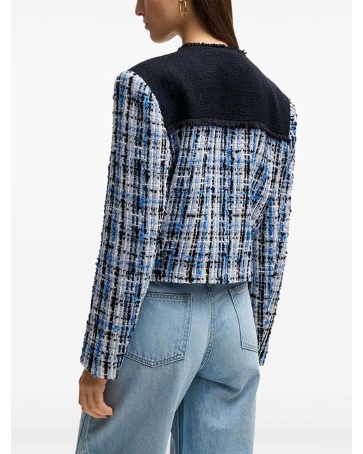 Boss Blue Tweed Jacket