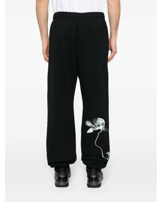Pantalones de chándal con estampado gráfico Y-3 de hombre de color Black