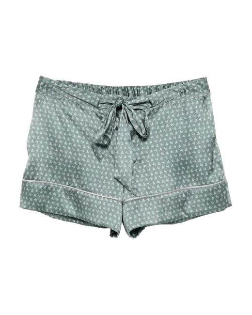 Kiki de Montparnasse Blue Moi Pajama Shorts