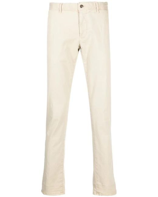 Incotex Natural Tapered-Leg Chino Trousers for men