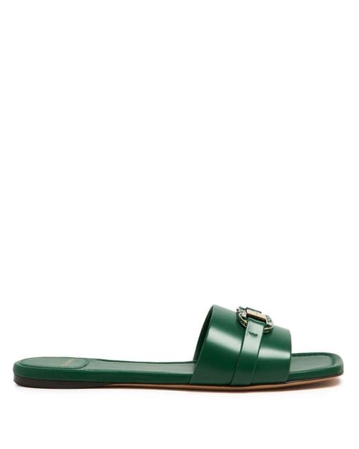 Sandales en cuir Ferragamo en coloris Green