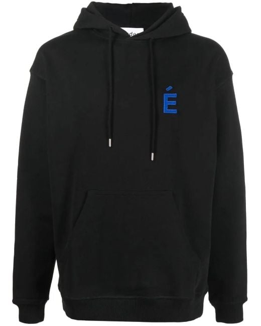 メンズ Etudes Studio National オーガニックコットン パーカー Black