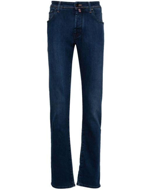 Jacob Cohen Halbhohe Slim-Fit-Jeans in Blue für Herren