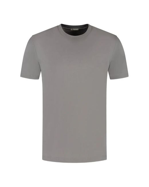 STEFAN BRANDT Gray Crew-Neck T-Shirt for men