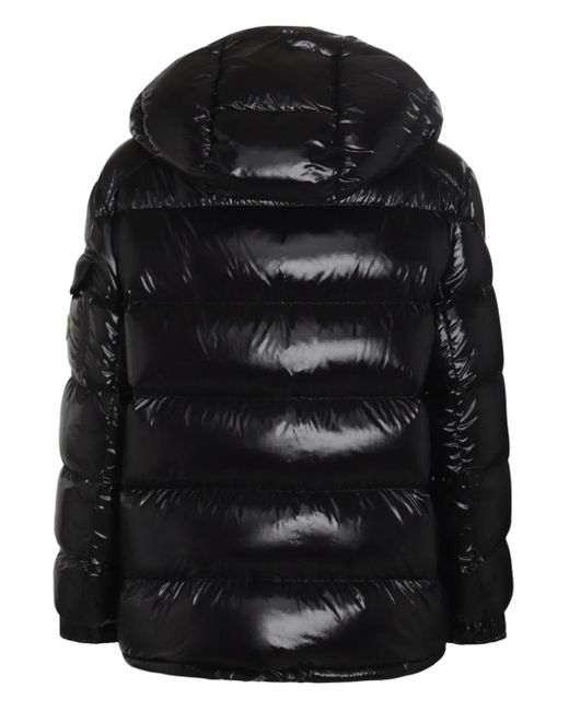 Moncler Black Hooded Puffer Jacket