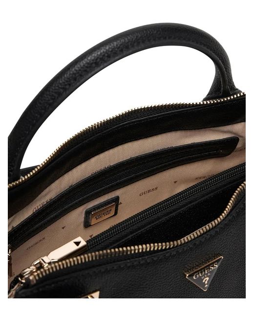 Guess Black Evie Charm Tote Bag
