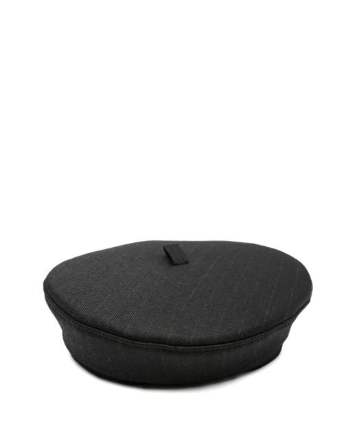 Ruslan Baginskiy Black Pinstriped Beret