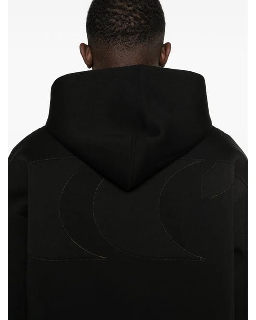 CIARAN Black Zip-Up Hoodie for men