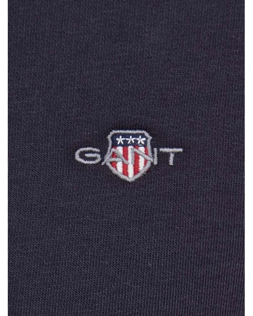 Gant Blue Shield Logo Hoodie for men