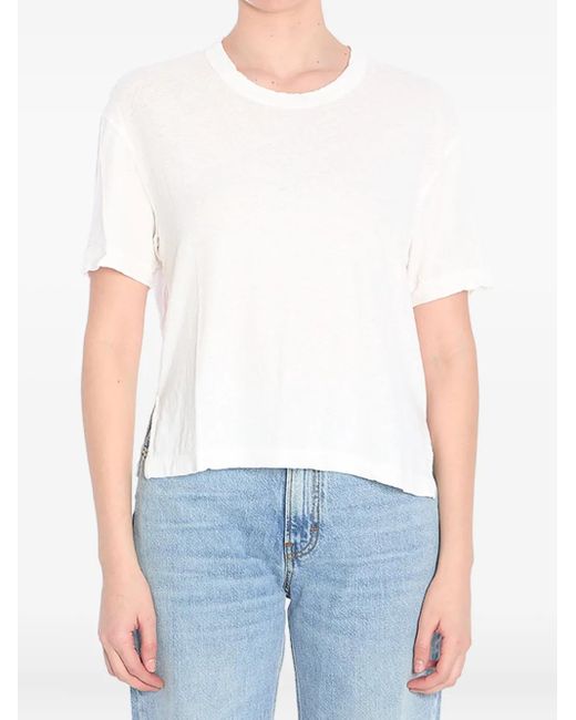 James Perse クロップド Tシャツ White