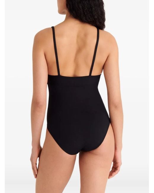 Eres Black Larcin V-Neck Swimsuit