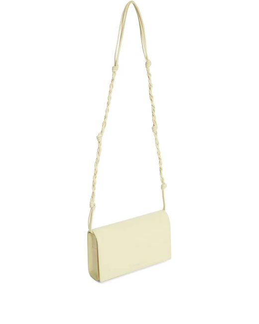 Jil Sander White Tangle Wallet With Strap