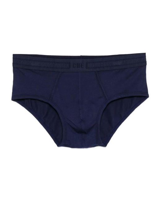 CHE Blue Logo-Waistband Briefs (Set Of Three) for men