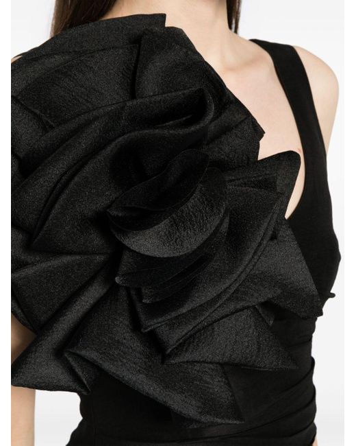 Vestido con detalle floral Aje. de color Black