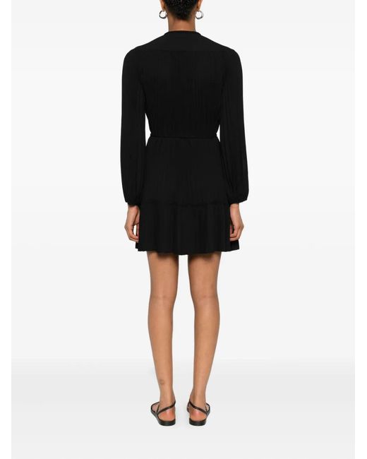 Maje Black Pleated Dress