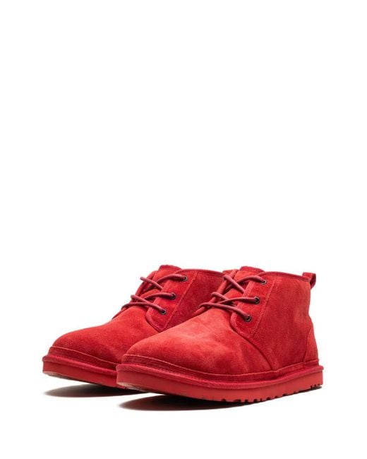 Stivali Neumel Stringati di Ugg in Red da Uomo