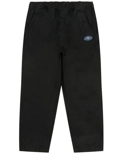 メンズ Aape By A Bathing Ape ロゴパッチ パンツ Black