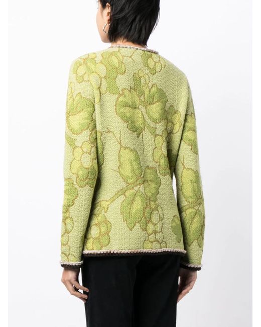 Etro Metallic Classic Button-Up Tweed Jacket